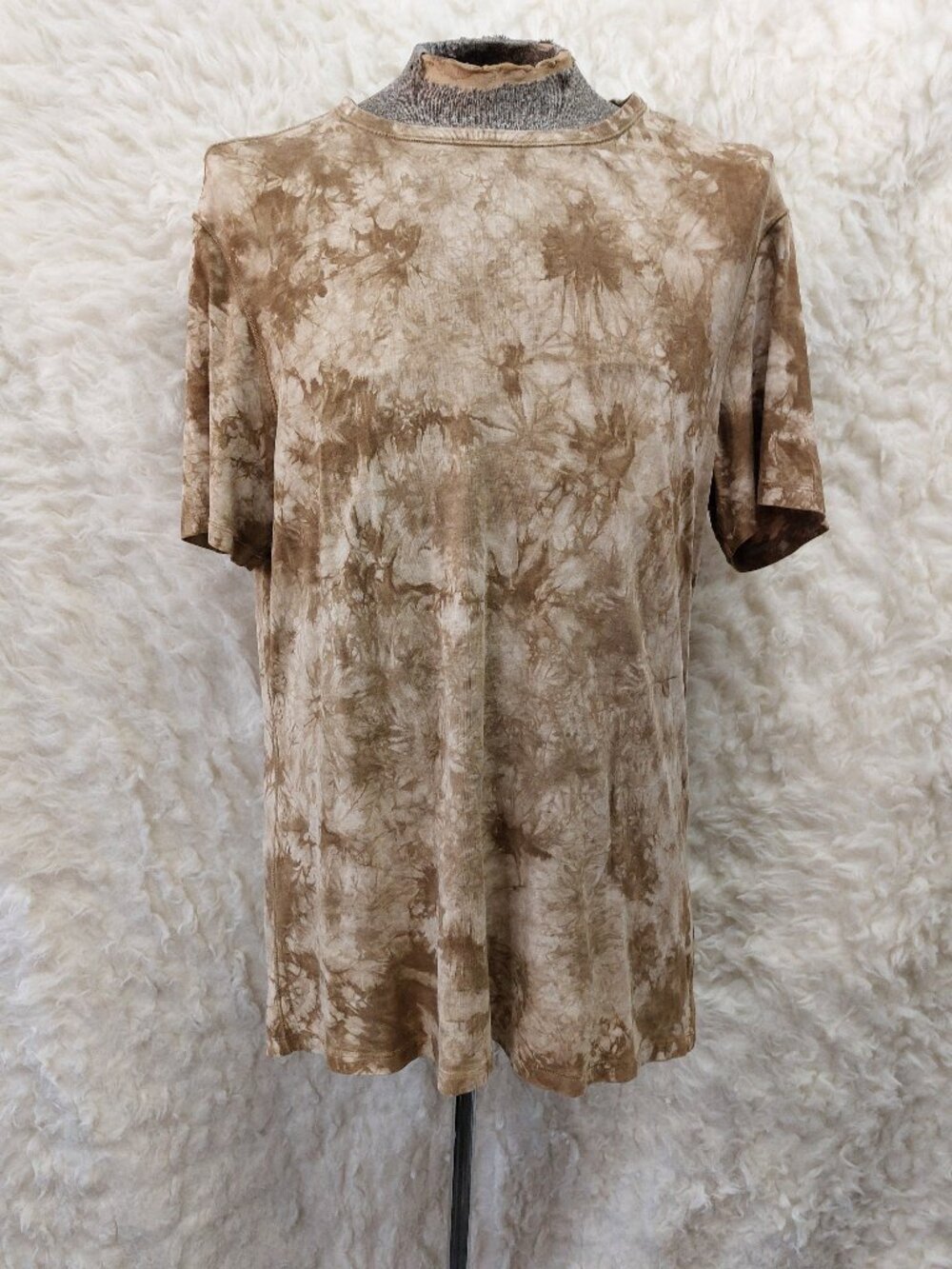 Lululemon Men's All Yours Short Sleeve Tee in the Earth Dye Clay Colorway